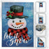 H&G Studios Let it Snow (Snowman) 12x18in Garden Flag - Flags Importer