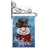 H&G Studios Let it Snow (Snowman) 12x18in Garden Flag - Flags Importer