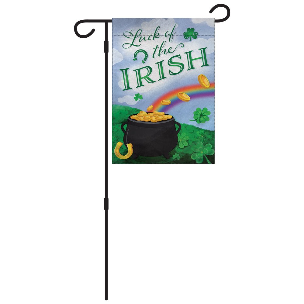 H&G Studios Luck of the Irish 12x18in Garden Flag - Flags Importer