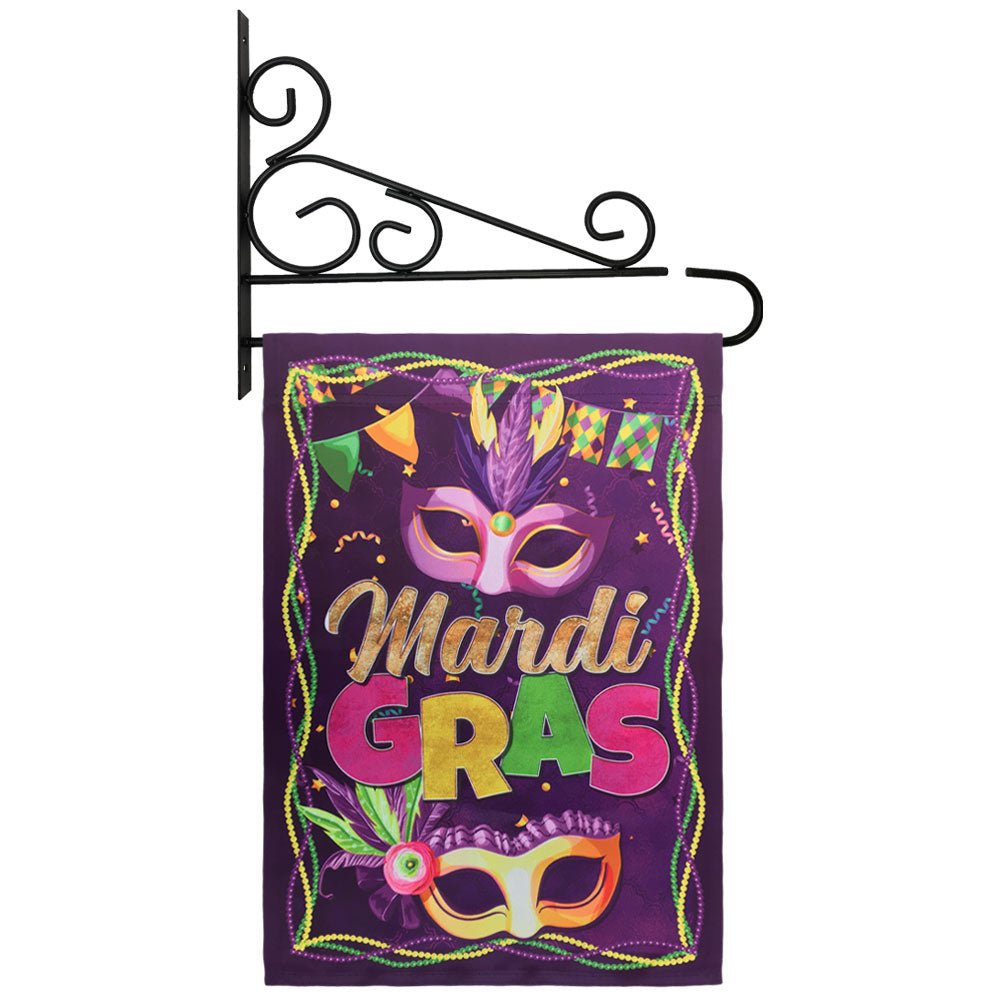 H&G Studios Mardi Gras (Carnival) 12x18in Garden Flag - Flags Importer