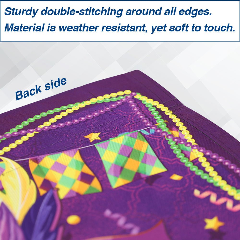 H&G Studios Mardi Gras (Carnival) 12x18in Garden Flag - Flags Importer