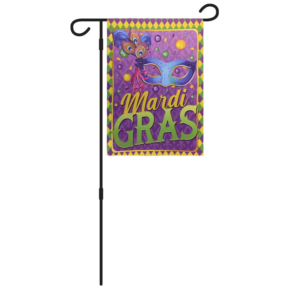 H&G Studios Mardi Gras (Jamboree) 12x18in Garden Flag - Flags Importer