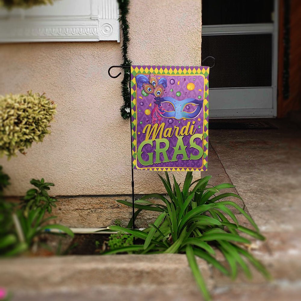 H&G Studios Mardi Gras (Jamboree) 12x18in Garden Flag - Flags Importer