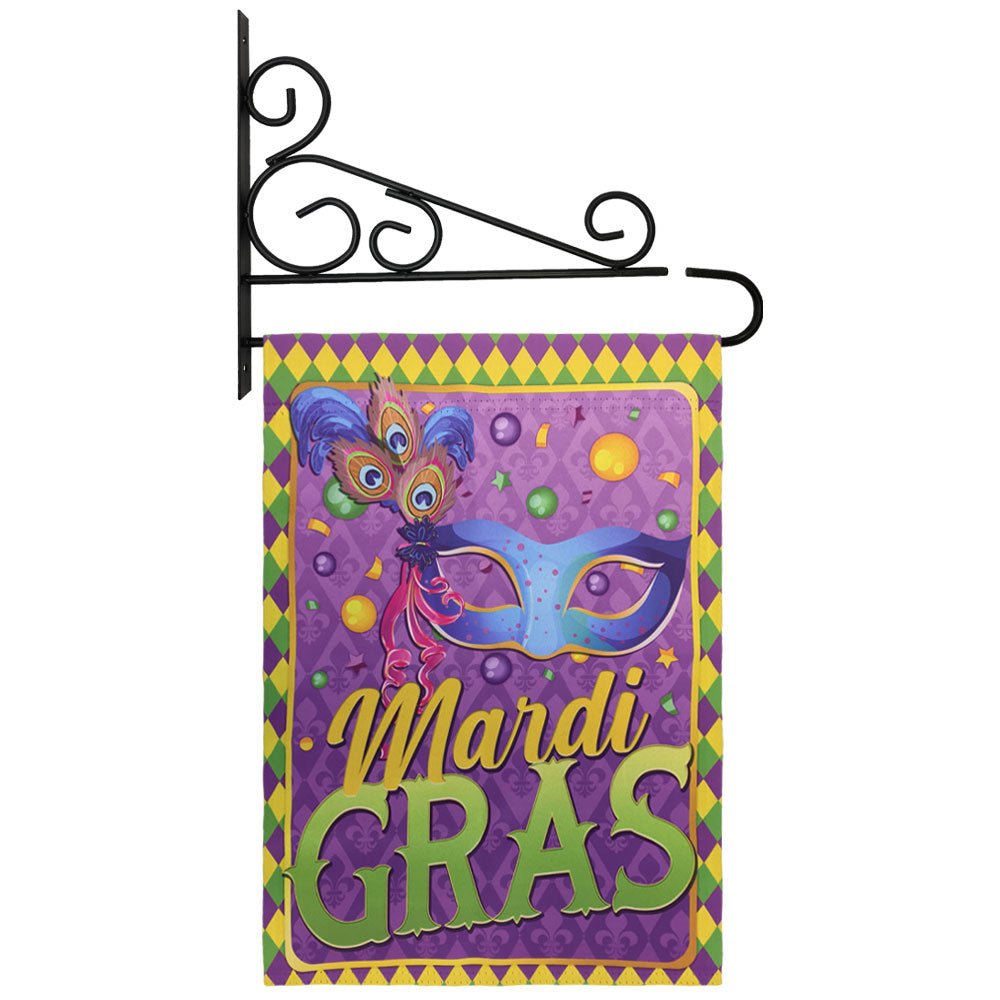H&G Studios Mardi Gras (Jamboree) 12x18in Garden Flag - Flags Importer