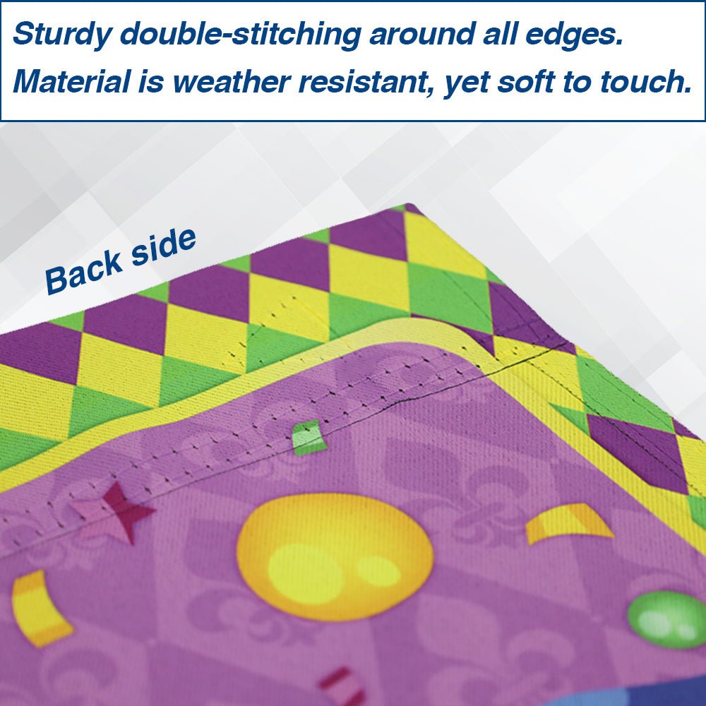 H&G Studios Mardi Gras (Jamboree) 12x18in Garden Flag - Flags Importer