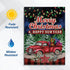 H&G Studios Merry Christmas (Red Truck) 12x18in Garden Flag - Flags Importer