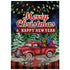 H&G Studios Merry Christmas (Red Truck) 12x18in Garden Flag - Flags Importer