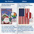 H&G Studios Santa (Ho Ho Ho) 12x18in Garden Flag - Flags Importer