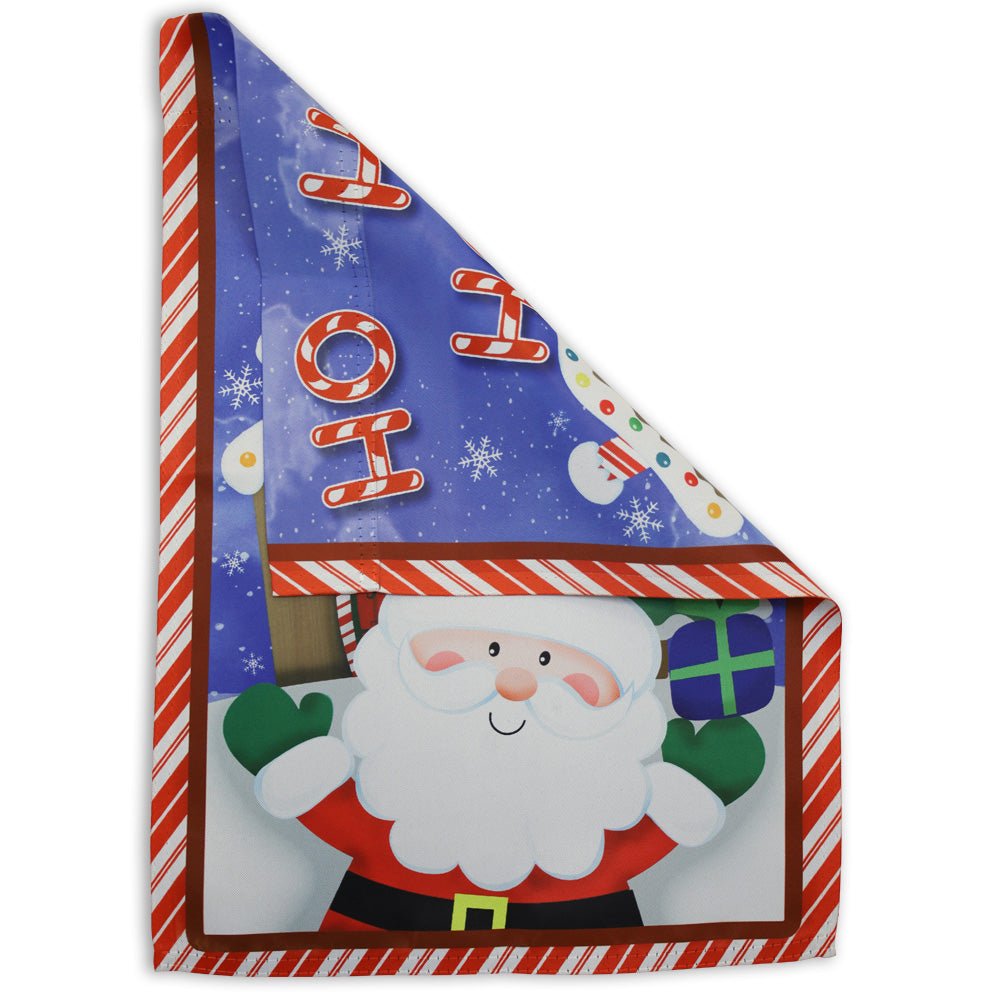 H&G Studios Santa (Ho Ho Ho) 12x18in Garden Flag - Flags Importer