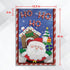 H&G Studios Santa (Ho Ho Ho) 12x18in Garden Flag - Flags Importer