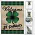 H&G Studios St. Patrick's Day (Welcome) 12x18in Garden Flag - Flags Importer