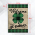 H&G Studios St. Patrick's Day (Welcome) 12x18in Garden Flag - Flags Importer