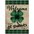 H&G Studios St. Patrick's Day (Welcome) 12x18in Garden Flag - Flags Importer