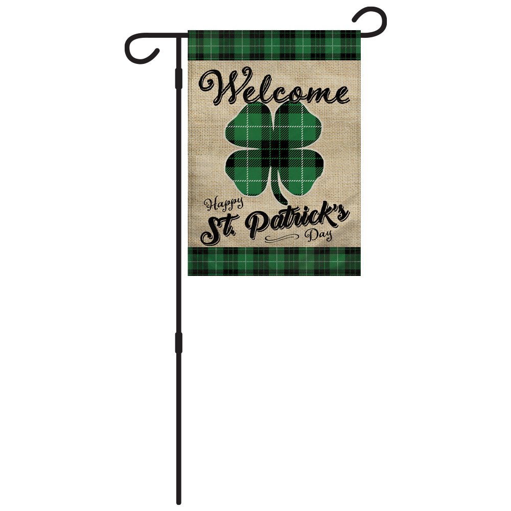 H&G Studios St. Patrick's Day (Welcome) 12x18in Garden Flag - Flags Importer