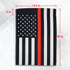 H&G Studios Thin Red Line 12x18in Garden Flag - Flags Importer
