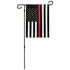H&G Studios Thin Red Line 12x18in Garden Flag - Flags Importer