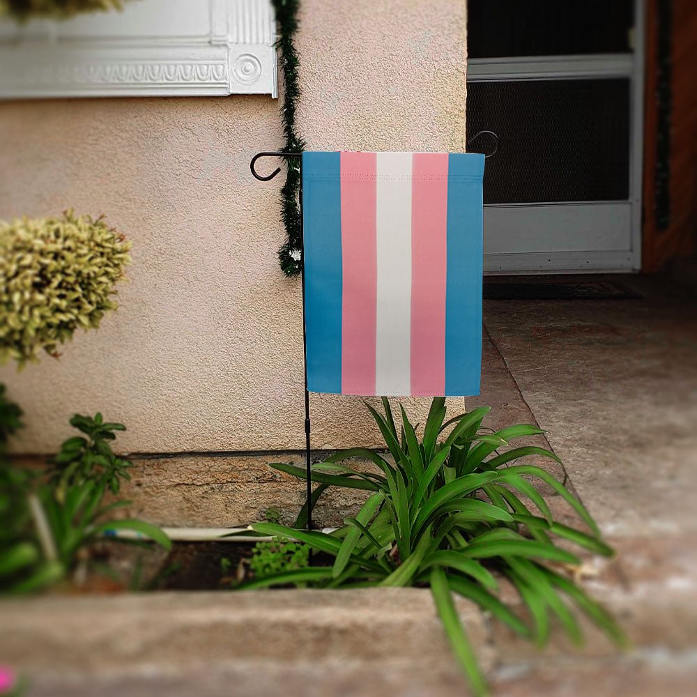 H&G Studios Transgender 12x18in Garden Flag - Flags Importer