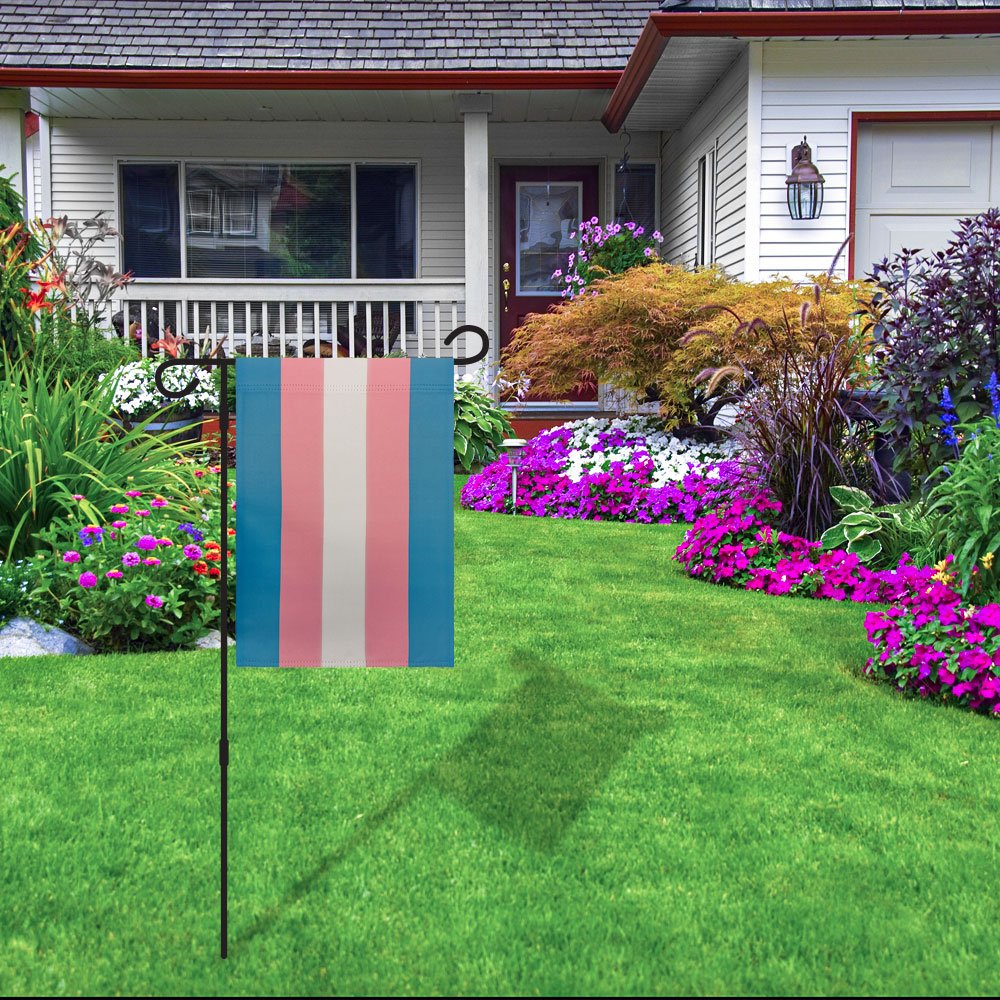 H&G Studios Transgender 12x18in Garden Flag - Flags Importer