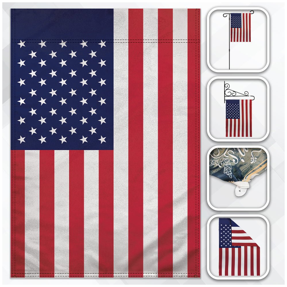 H&G Studios USA 12x18in Garden Flag - Flags Importer