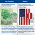 H&G Studios Welcome (St. Patrick's Day) 12x18in Garden Flag - Flags Importer