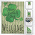 H&G Studios Welcome (St. Patrick's Day) 12x18in Garden Flag - Flags Importer