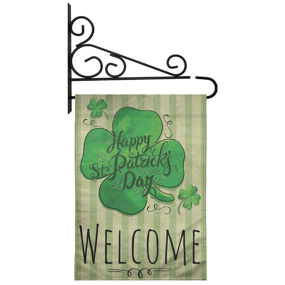 H&G Studios Welcome (St. Patrick's Day) 12x18in Garden Flag - Flags Importer