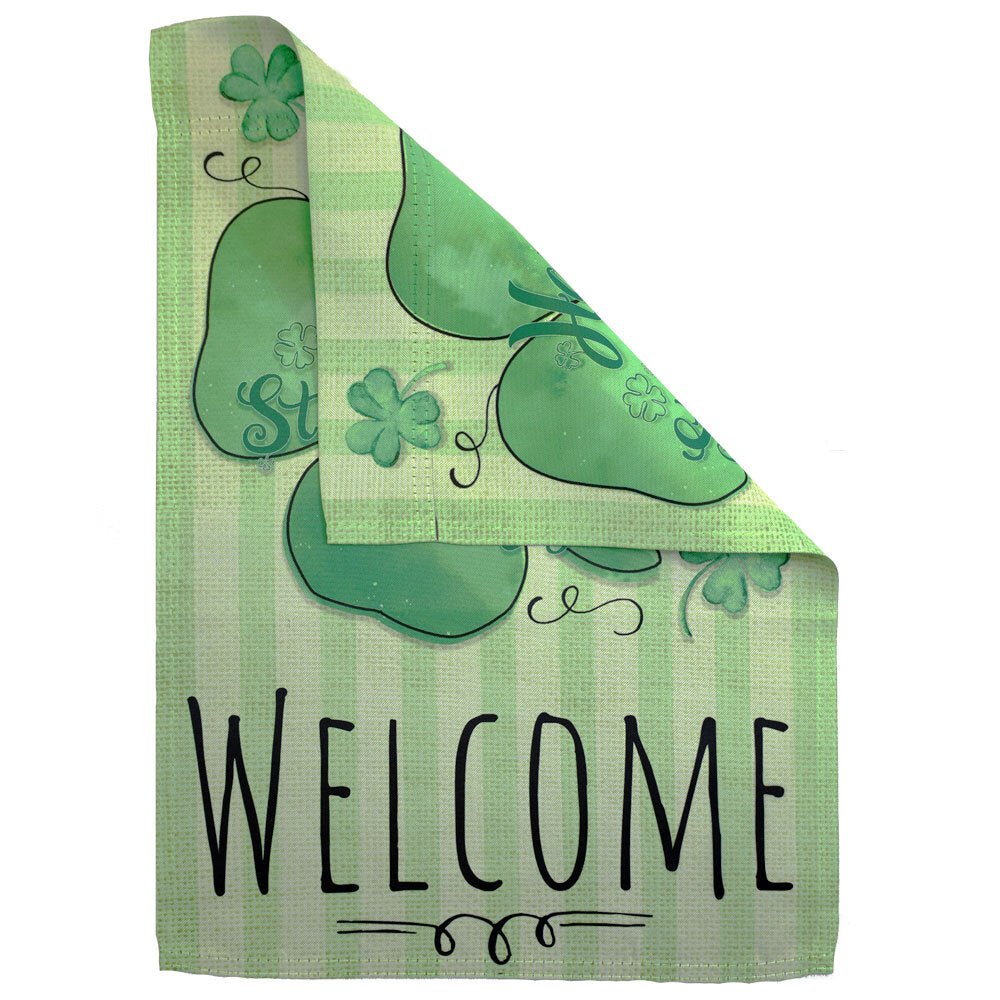 H&G Studios Welcome (St. Patrick's Day) 12x18in Garden Flag - Flags Importer