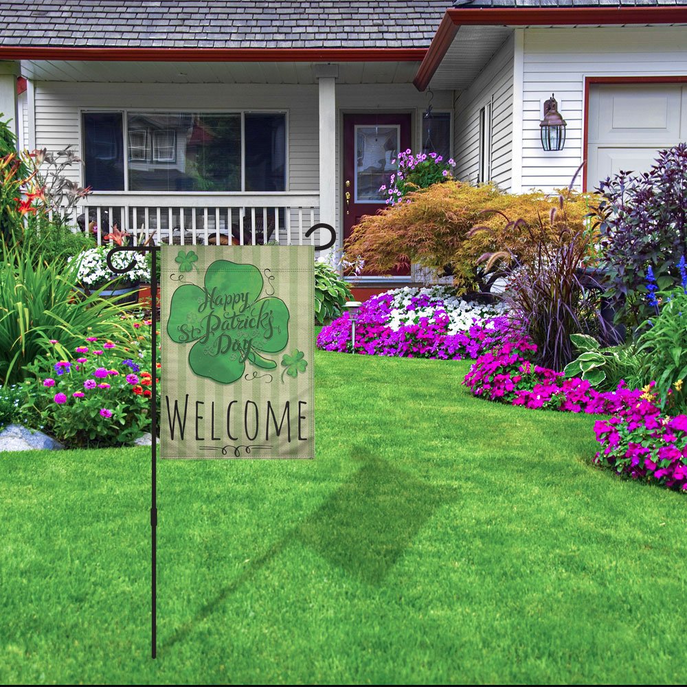 H&G Studios Welcome (St. Patrick's Day) 12x18in Garden Flag - Flags Importer