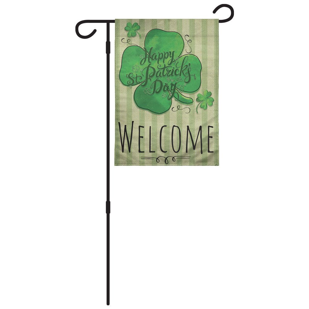 H&G Studios Welcome (St. Patrick's Day) 12x18in Garden Flag - Flags Importer