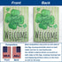 H&G Studios Welcome (St. Patrick's Day) 12x18in Garden Flag - Flags Importer