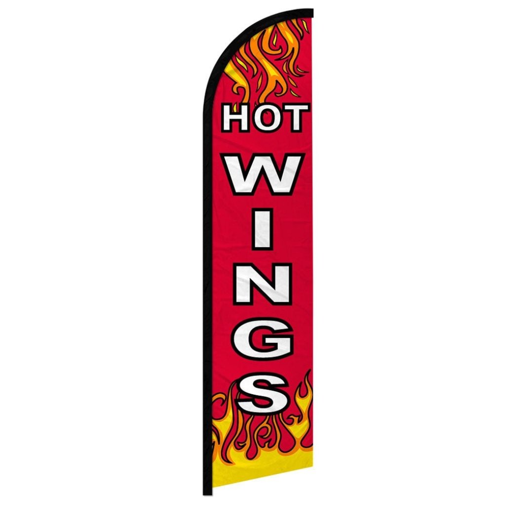 Hot Wings Windless Banner Flag - Flags Importer