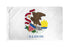 Illinois Flag 2x3ft Poly - Flags Importer