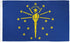 Indiana Flag 3x5ft Poly - Flags Importer