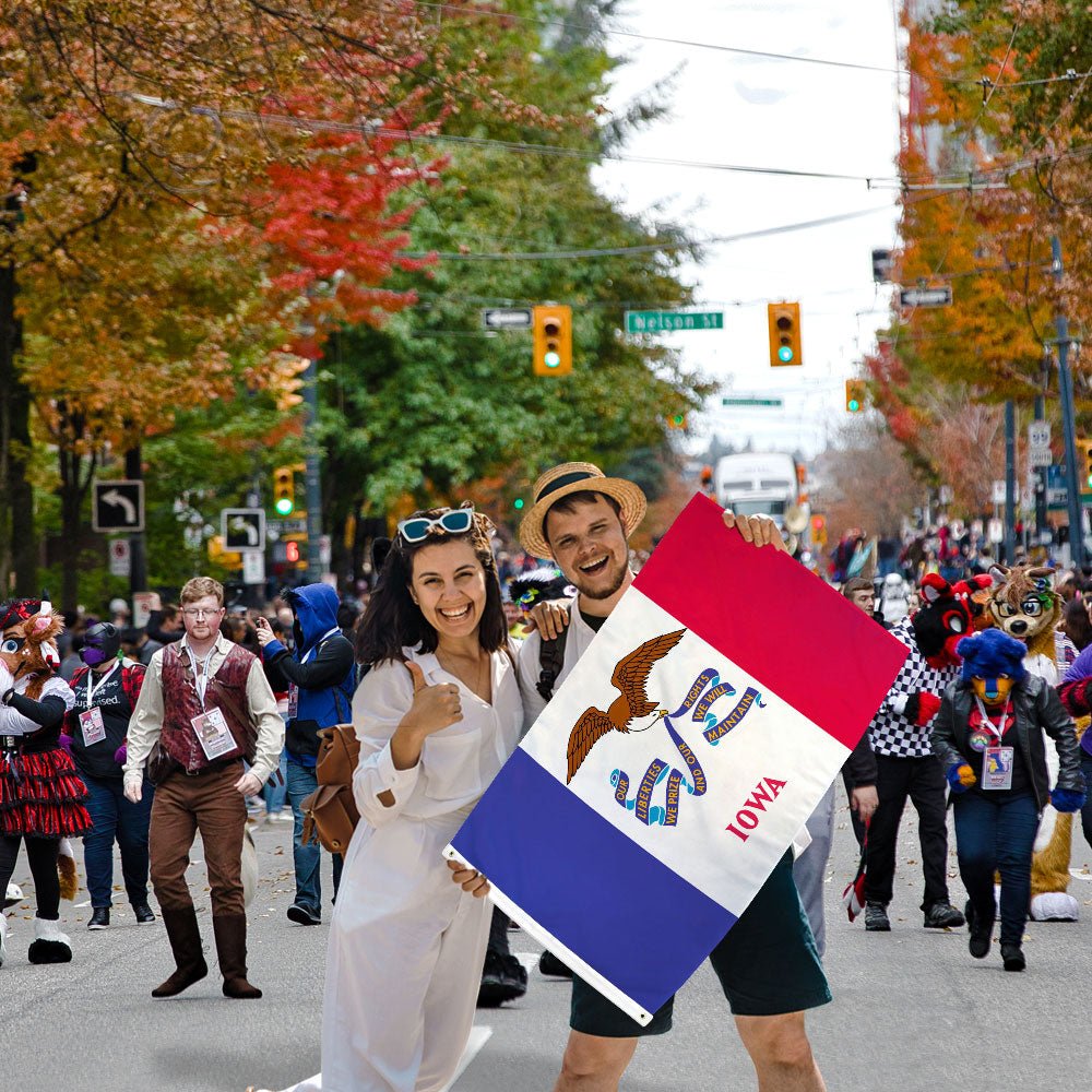 Iowa Flag 2x3ft Poly - Flags Importer