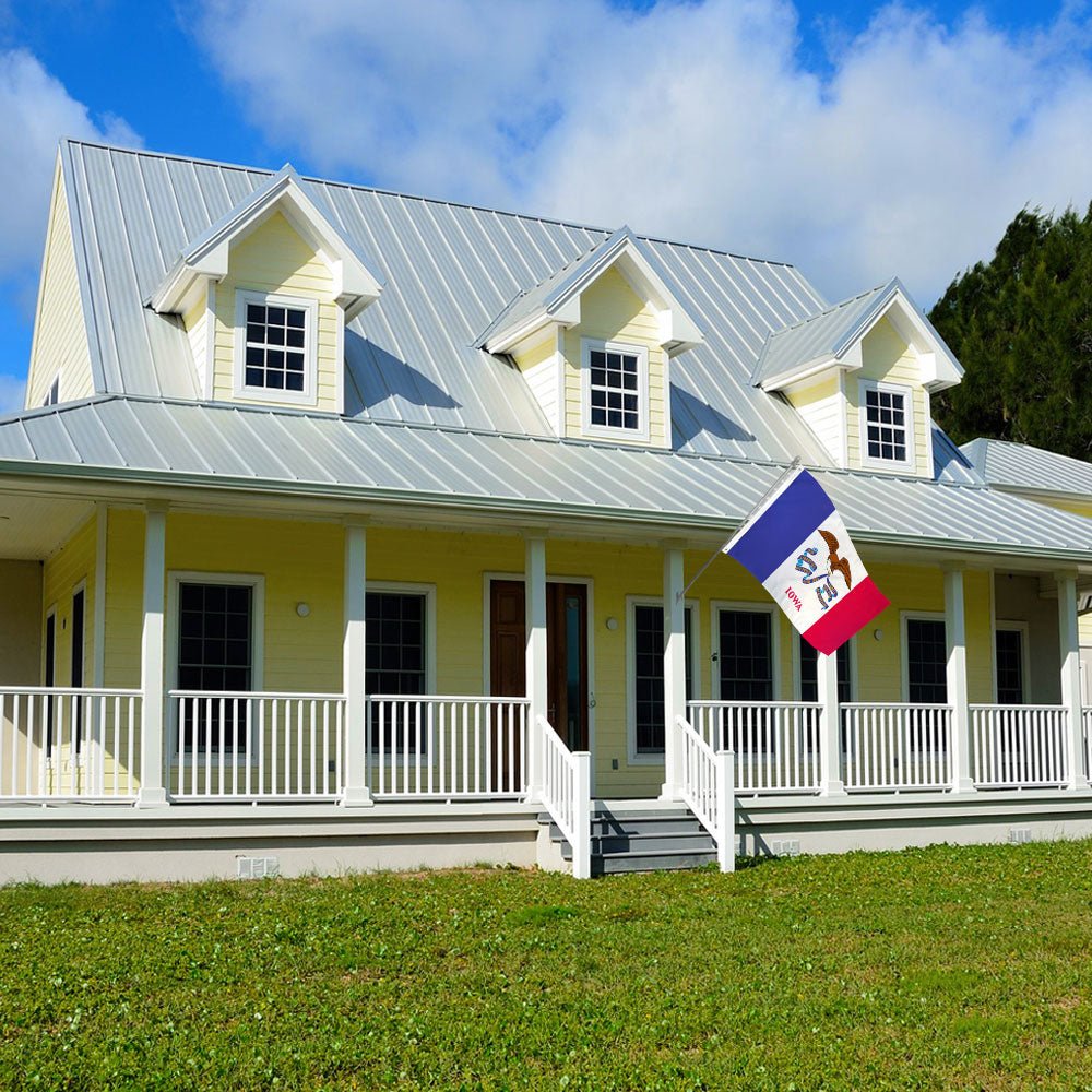 Iowa Flag 3x5ft Poly - Flags Importer