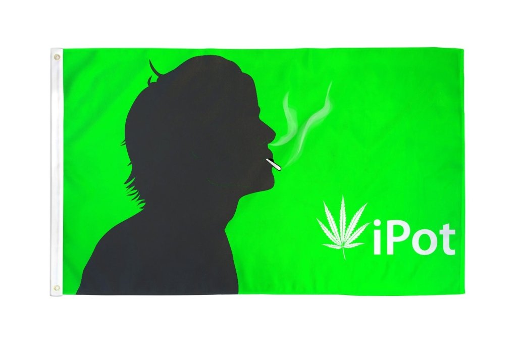 Pot Flags iPot Flag 3x5ft Poly | Flags Importer | Novelty Marijuana Flag – Flags ...