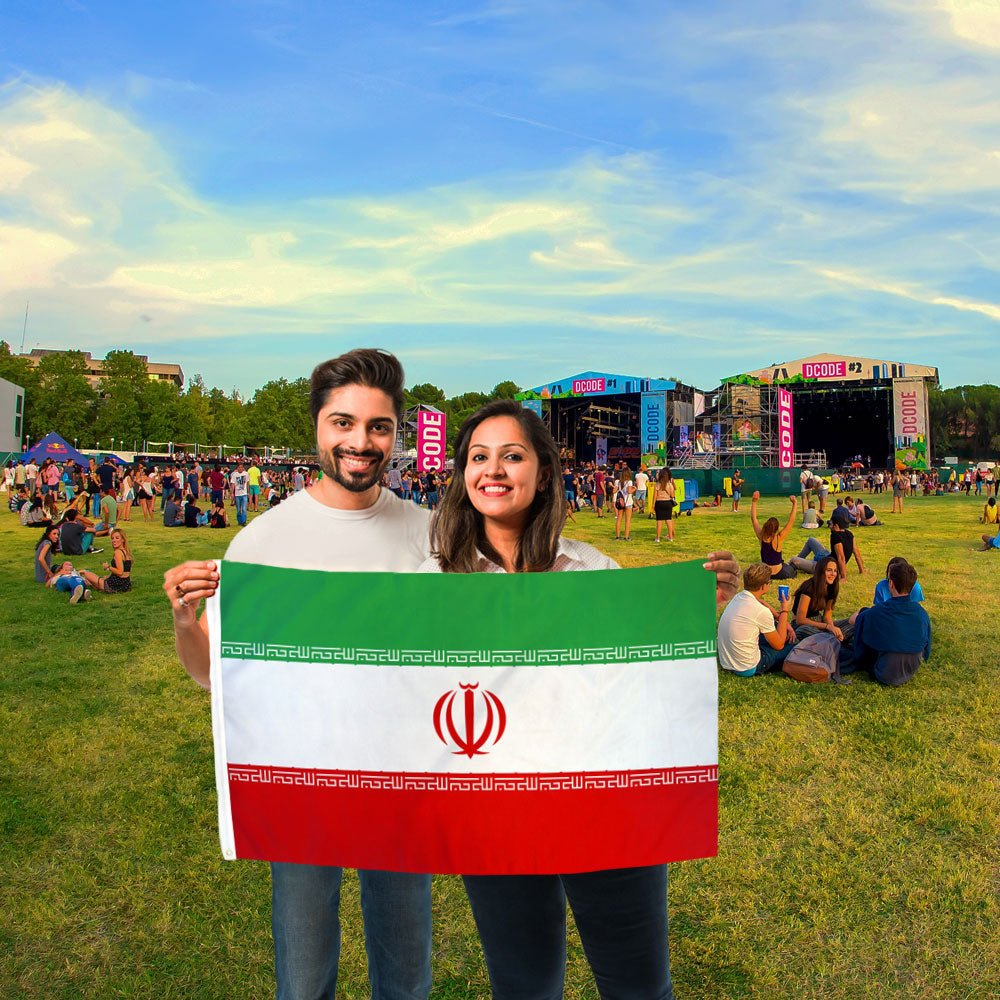 Iran Flag 2x3ft Poly - Flags Importer