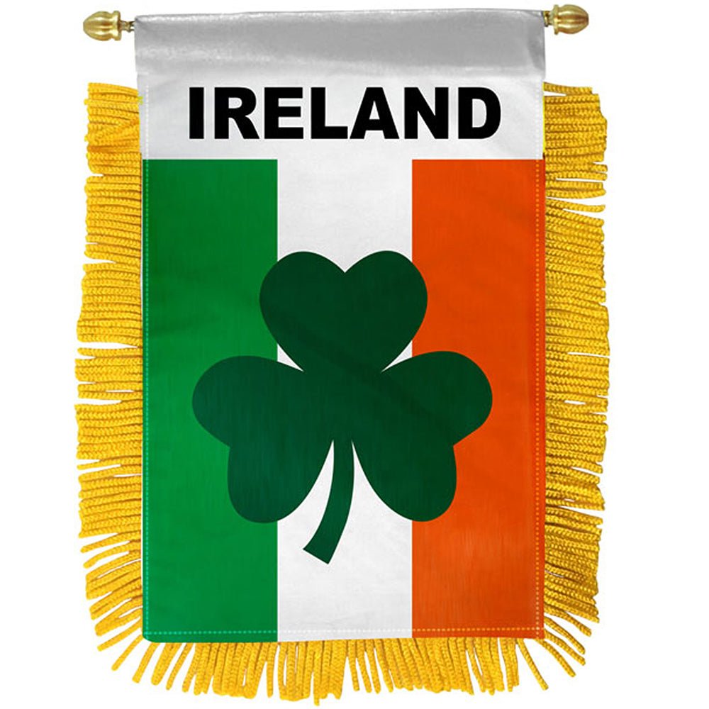Ireland (Clover) Mini Banner - Flags Importer