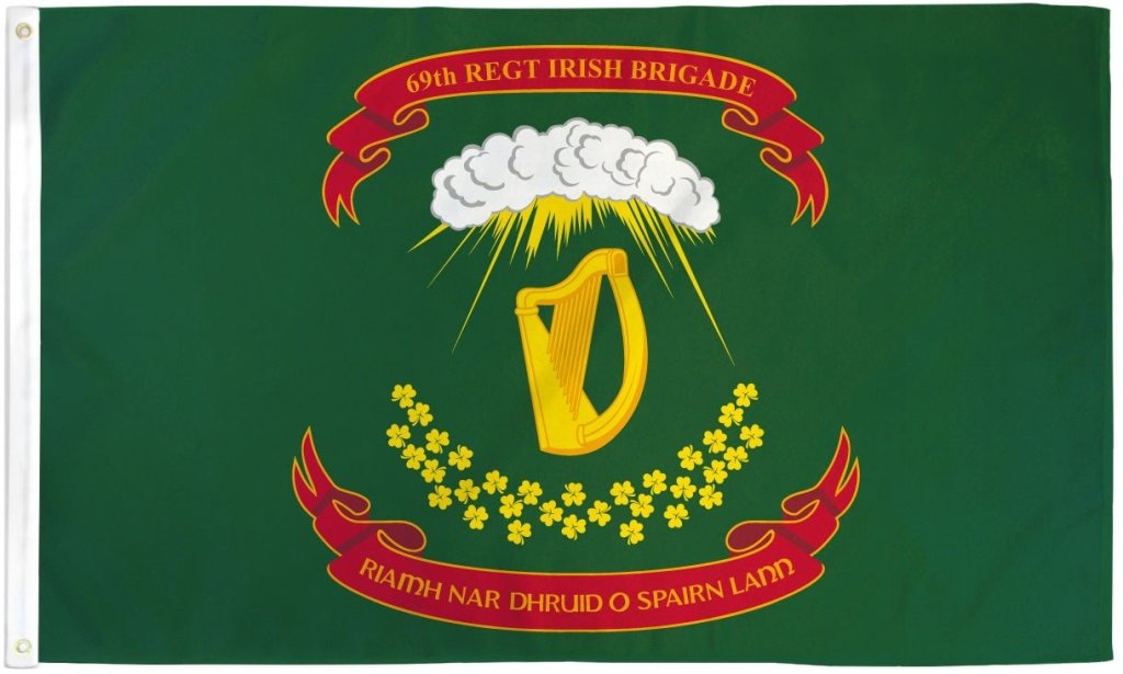 Irish Brigade Flag 3x5ft Poly - Flags Importer