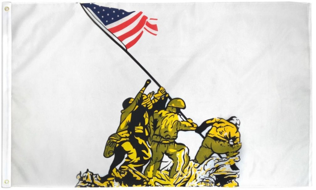 Iwo Jima Flag 3x5ft Poly - Flags Importer