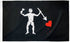 John Quelch Variation Pirate Flag 3x5ft Poly - Flags Importer
