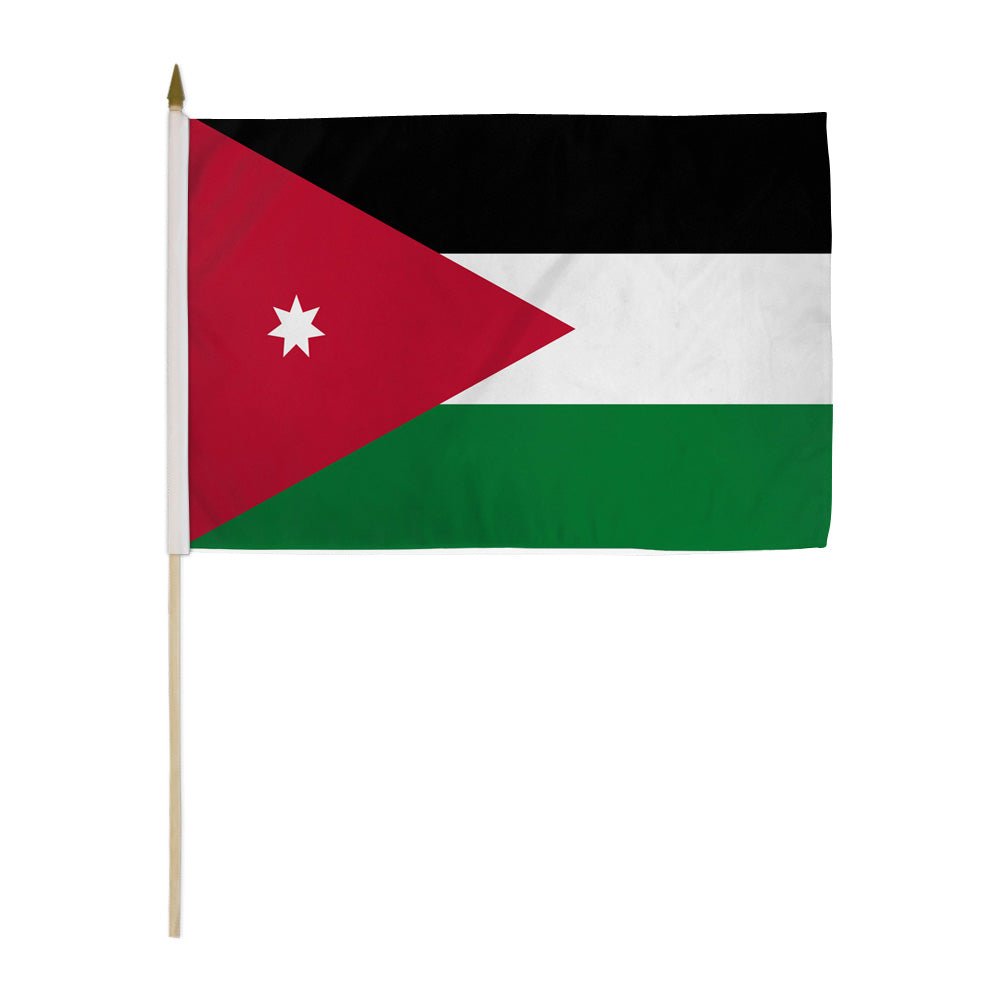 Jordan 12x18in Stick Flag - Flags Importer