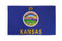 Kansas Flag 3x5ft Poly - Flags Importer