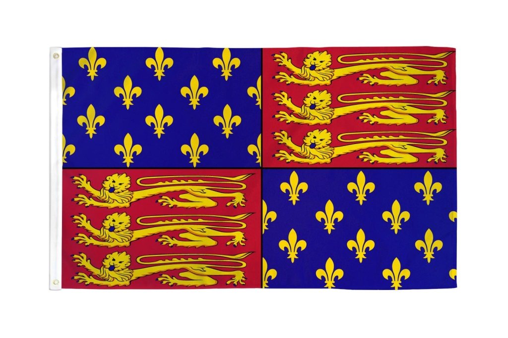 King Edward III Flag 3x5ft Poly - Flags Importer