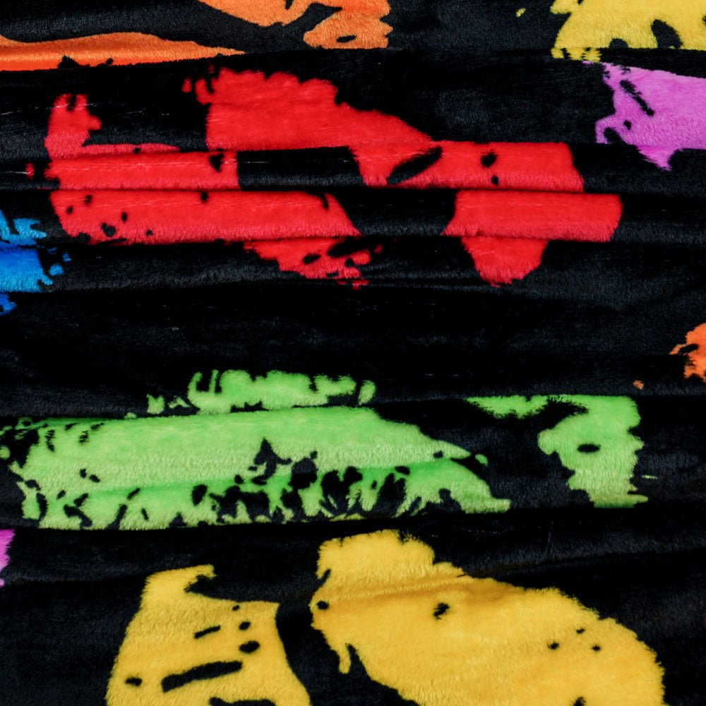 Kiss Kiss (Colorful) Soft Plush 50x60in Blanket - Flags Importer