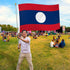 Laos Flag 3x5ft Poly - Flags Importer