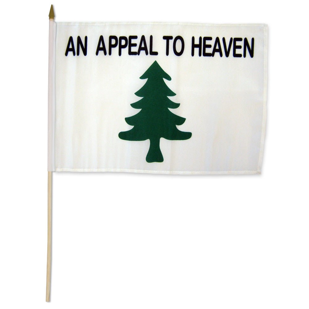 Liberty Tree 12x18in Stick Flag - Flags Importer