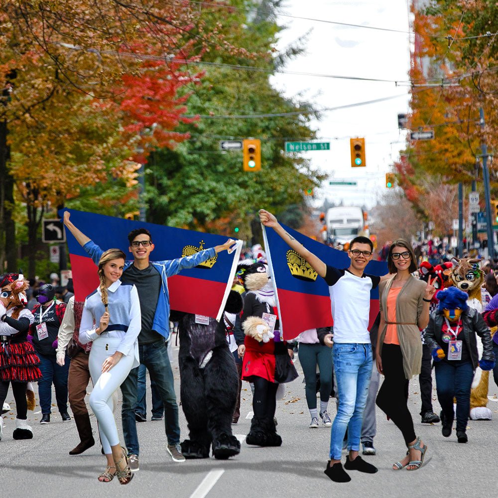 Liechtenstein Flag 3x5ft Poly - Flags Importer