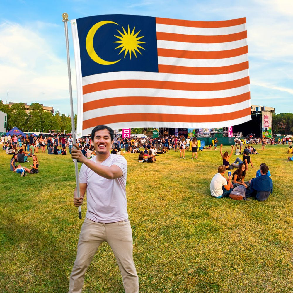 Malaysia Flag 3x5ft Poly - Flags Importer