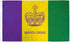 Mardi Gras (Crown) Flag 3x5ft Poly - Flags Importer
